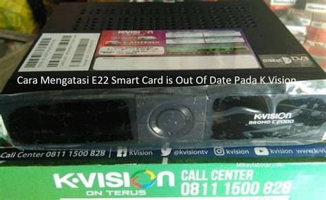 Cara Mengatasi E22 Smart Card Is Out Of Date 